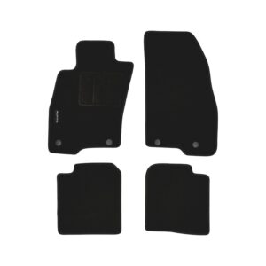Kit 4 Tappetini Per Fiat Nuova Punto (2012-2013), Con Logo Ricamato