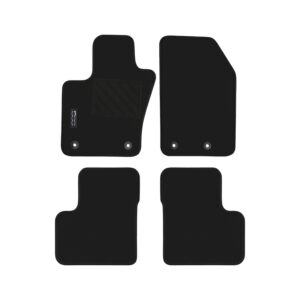 Kit 4 Tappetini Per Fiat 500X (dal 2015), Con Logo Ricamato