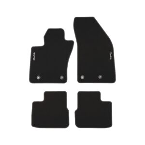 Kit 4 Tappetini Per Fiat Tipo 5 Porte / SW (dal 2015), Con Logo Ricamato